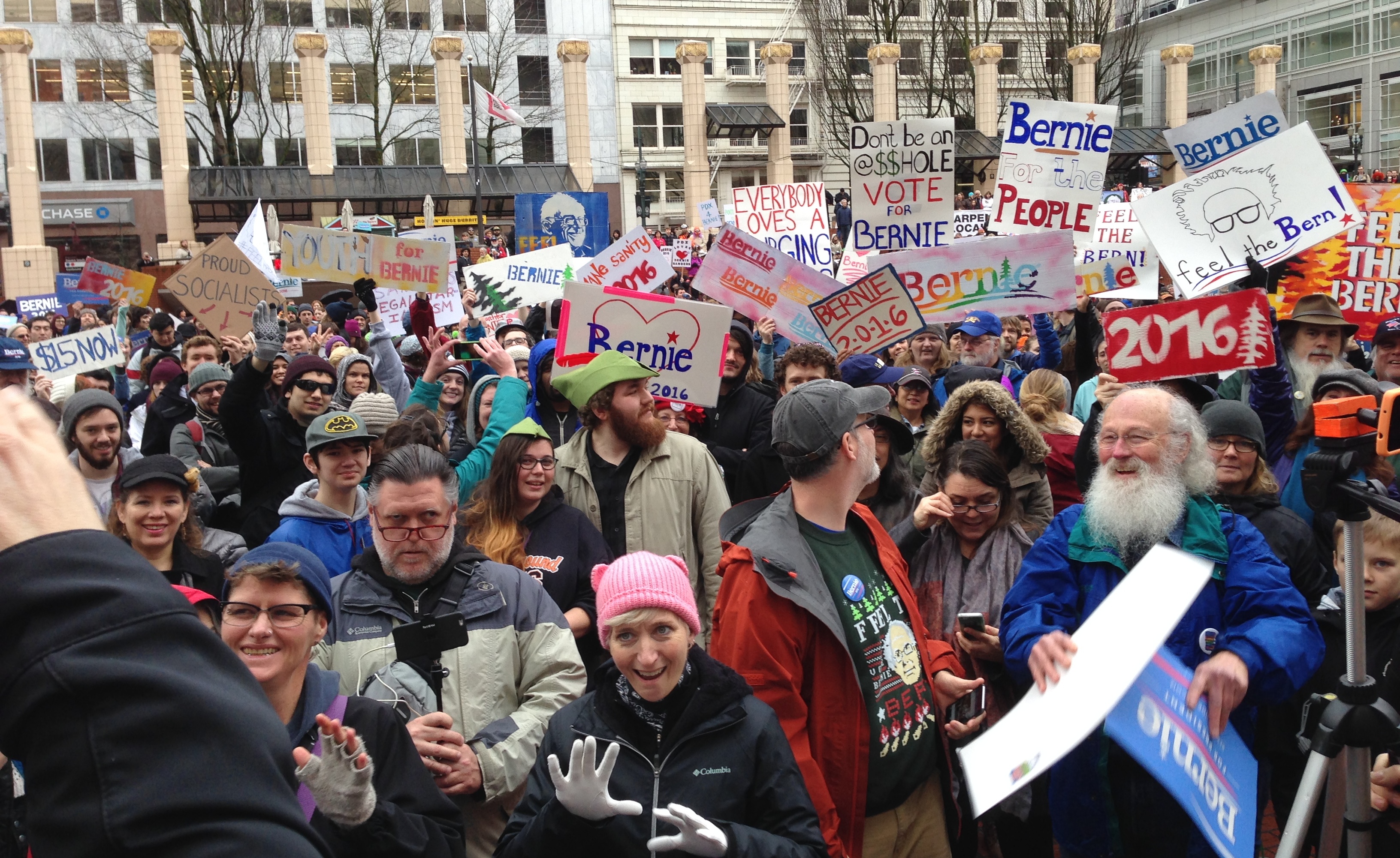 March for Bernie Rally, January 23, 2016