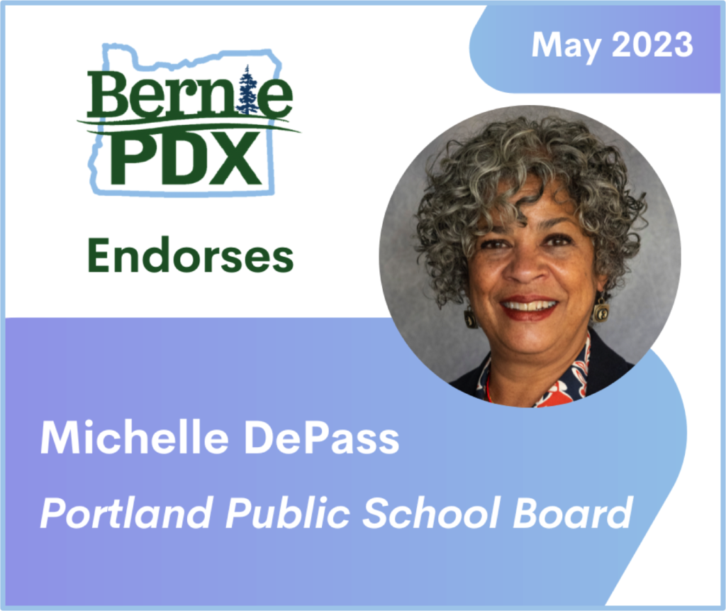 2023 School Board Endorsements BerniePDX Portland for Bernie